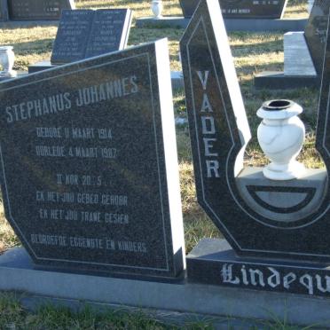 LINDEQUE Stephanus Johannes 1914-1987