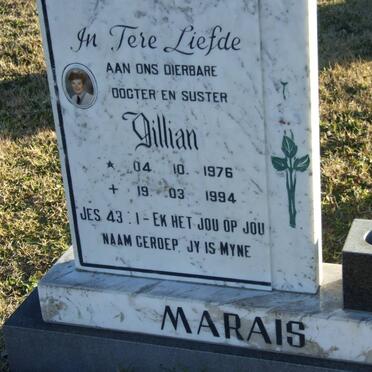 MARAIS Gillian 1976-1994