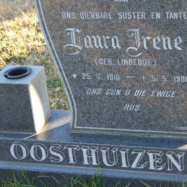 OOSTHUIZEN Laura Irene nee LINDEQUE 1910-1986