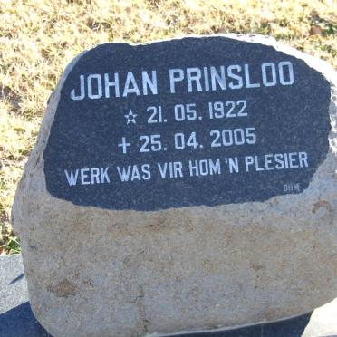 PRINSLOO Johan 1922-2005