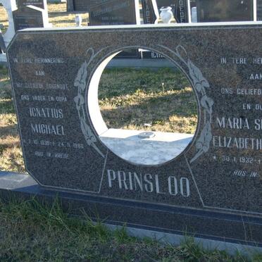 PRINSLOO Ignatius Michael 1930-1986 &amp; Maria Susanna Elizabeth SWAN 1932-