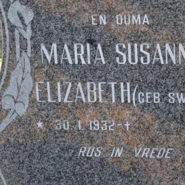 PRINSLOO Maria Susanna Elizabeth nee SWAN 1932-