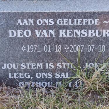 RENSBURG Deo, van 1971-2007