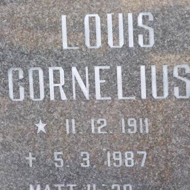 ZYL Louis Cornelius, van 1911-1987