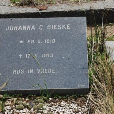 BIESKE Johanna C. 1910-1943