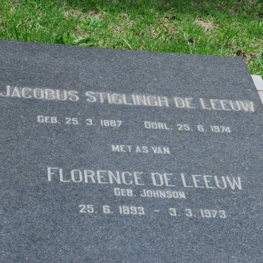 LEEUW Jacobus Stiglingh, de 1887-1974 &amp; Florence JOHNSON 1893-1973