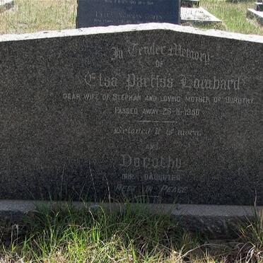 LOMBARD Elsa ? -1950 :: LOMBARD Dorothy ?