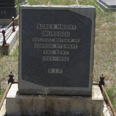MURDOCH Agnes Knight 1869-1952