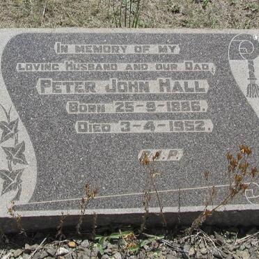 HALL Peter John 1886-1952