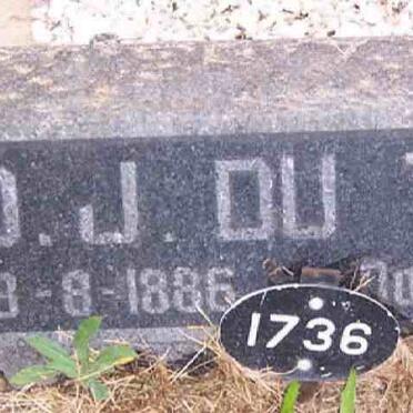 TOIT D.J., du 1886-1963