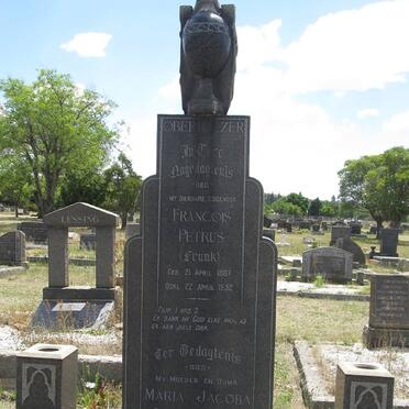 OBERHOLZER Francois Petrus 1887-1952 &amp; Maria Jacoba 1885-1974