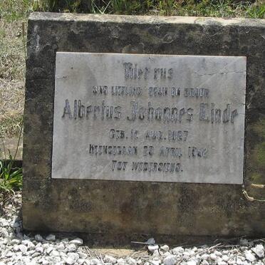 LINDE Albertus Johannes 1927-1952