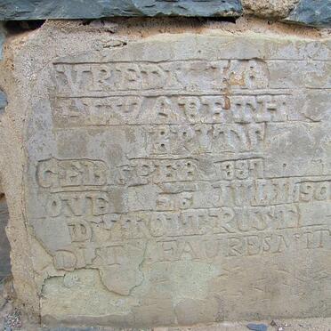 BRITS Vredrika Elizabeth 1897-1901