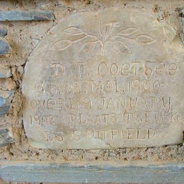 COETSEE D.J. 1900-1902