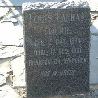 FOURIE Louis Lafras 1894-1901