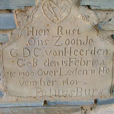 HEERDEN G.D.C., van 1900-1901