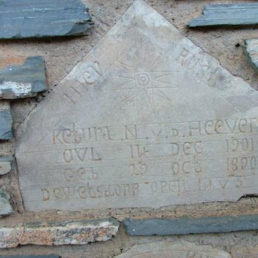 HEEVER Retura N., v.d. 1890-1901