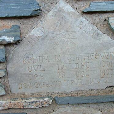 HEEVER Retura N., v.d. 1890-1901