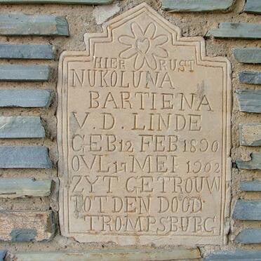 LINDE Nukoluna Bartiena, v.d. 1890-1902