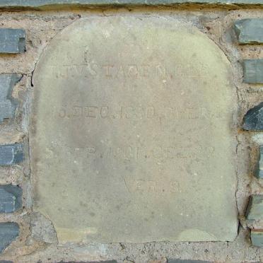 STADEN J.J., van 1890-1901