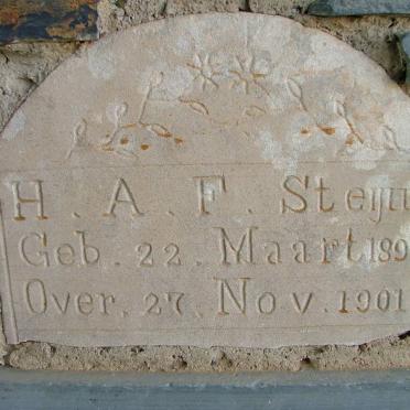 STEYN H.A.F. 1897-1901
