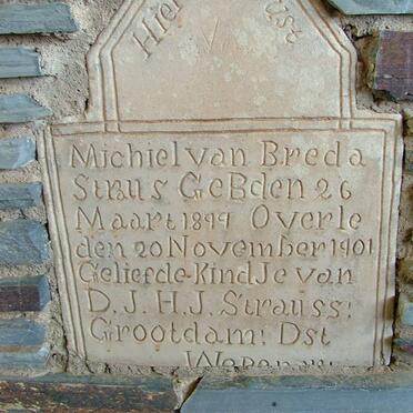 STRAUSS Michiel van Breda 1899-1901
