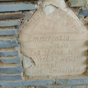 SEELIE Emmerenzia 1892-1901