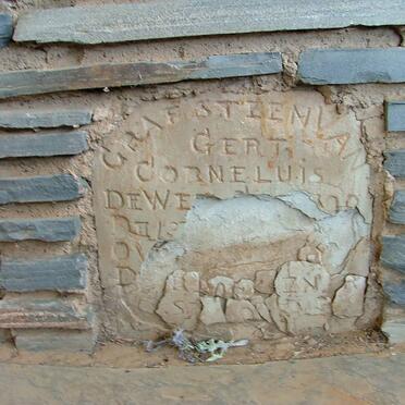 WET Gerhardus Cornelius, de -1901