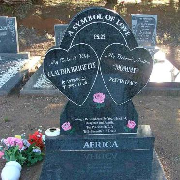 AFRICA Claudia Brigette 1978-2003