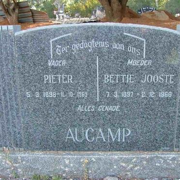 AUCAMP Pieter 1898-1969 &amp; Bettie JOOSTE 1897-1966