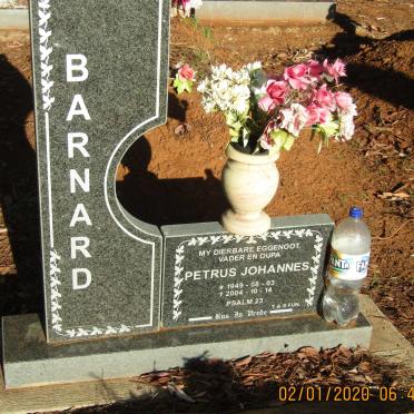 BARNARD Petrus Johannes 1949-2004