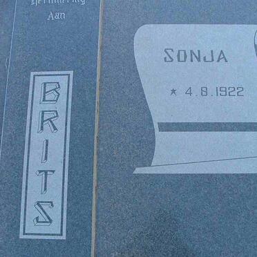 BRITS Sonja 1922-