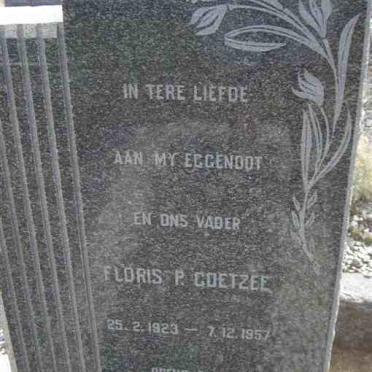 COETZEE Floris 1923-1957