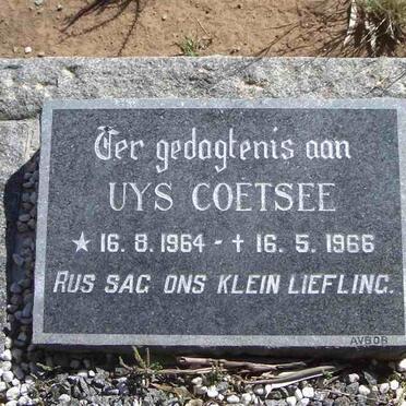 COETSEE Uys 1964-1966