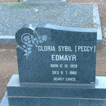 EDMAYR Gloria Sybil 1928-1980