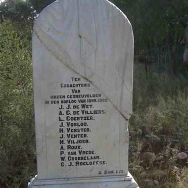 6. Killed in action during the war