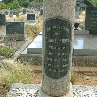 FOURIE Tjaart 1896-1958