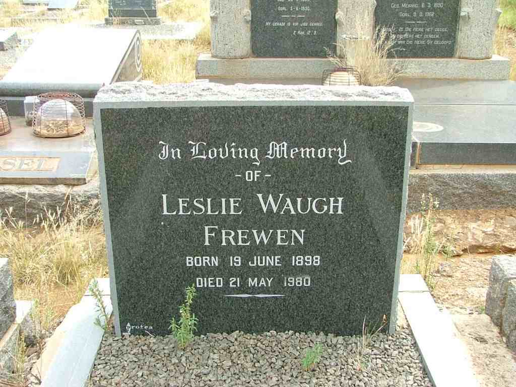 FREWEN Leslie Waugh 1898-1980