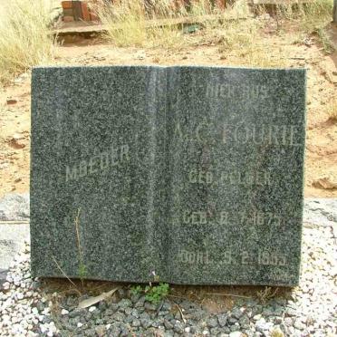 FOURIE A.C. nee PELSER 1875-1955