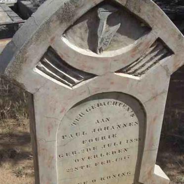 FOURIE Paul Johannes 1898-1917