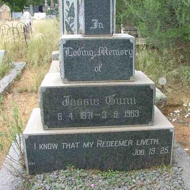 GUNN Jessie 1871-1963