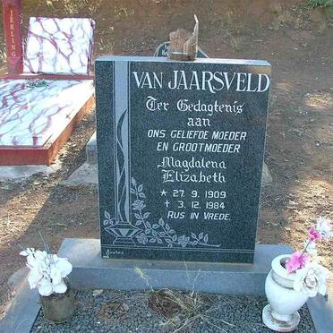 JAARSVELD Magdalena Elizabeth, van 1909-1984