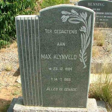 KLYNVELD Max 1884-1965