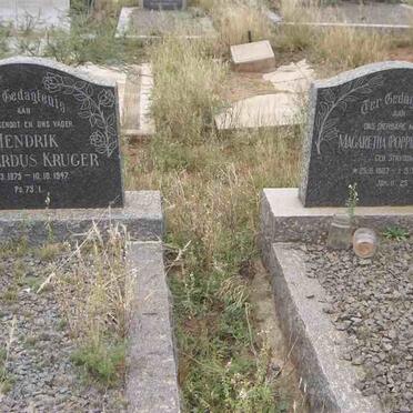 KRUGER Hendrik Gerhardus 1875-1947 &amp; Margaretha STRYDOM 1887-1959