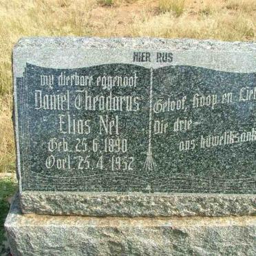 NEL Daniel Theodorus Elias 1890-1952