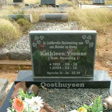 OOSTHUYSEN Kathleen Yvonne nee HENNING 1919-2004