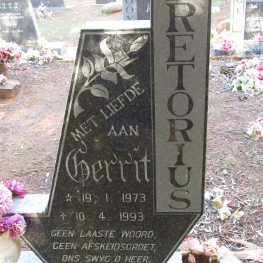 PRETORIUS Gerrit 1973-1993