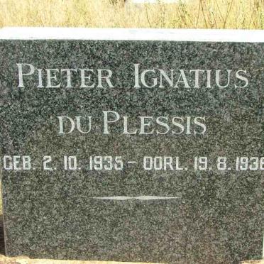 PLESSIS Pieter Ignatius, du 1935-1936