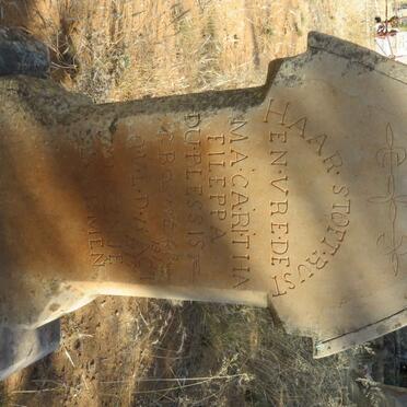 PLESSIS Magaritha Fileppa, du  1917-1917