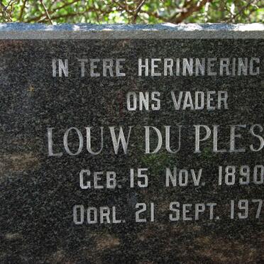 PLESSIS Louw, du 1890-1974